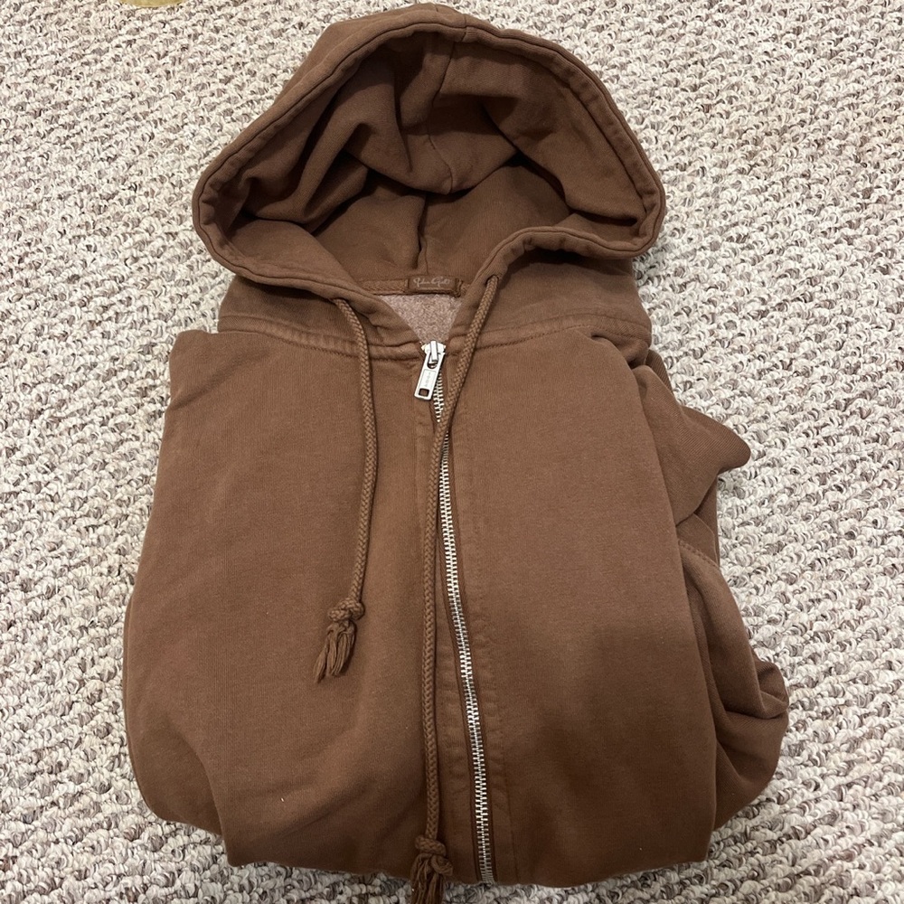 Brandy Melville Brown Christy Hoodie